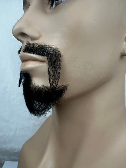 MB3 chin beard and moustache set for actors 