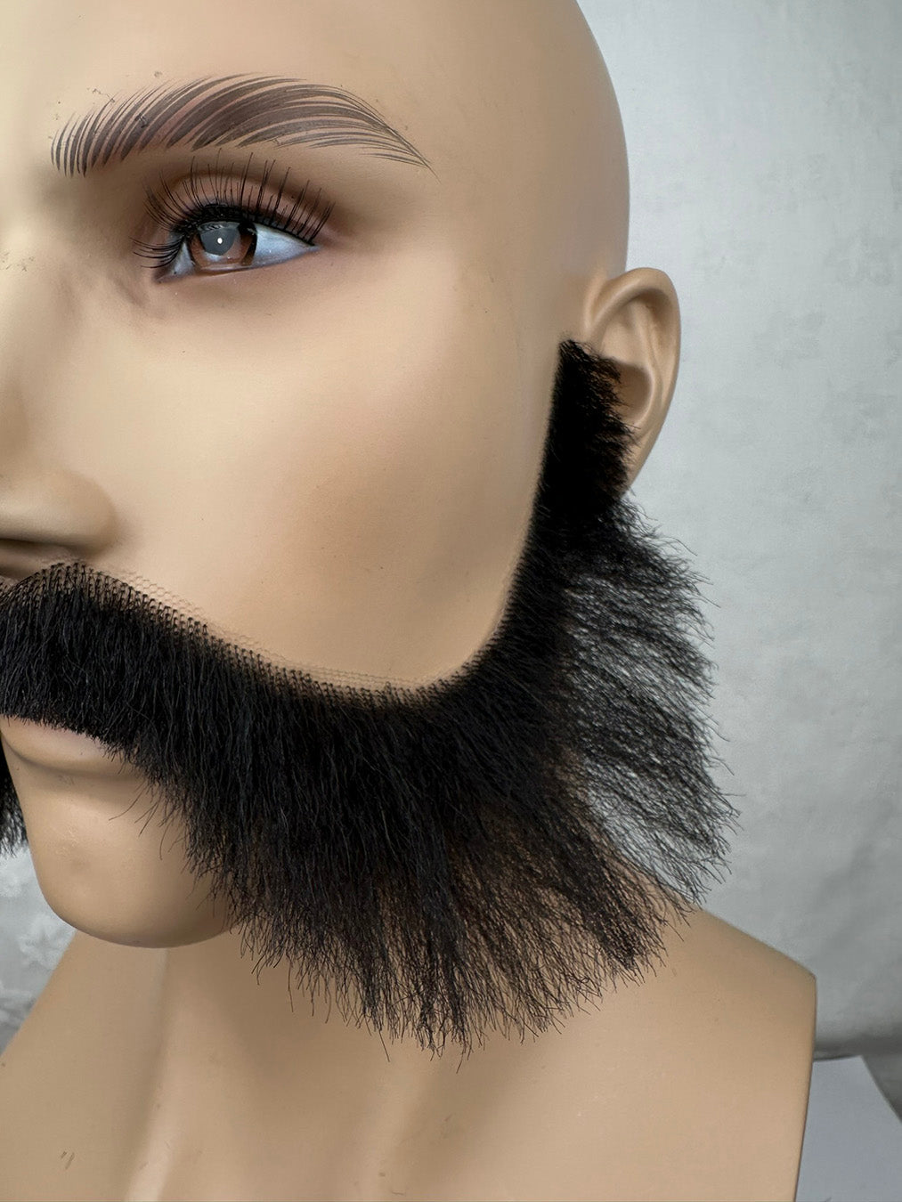 mutton chops facial hair prosthetic for stage performances