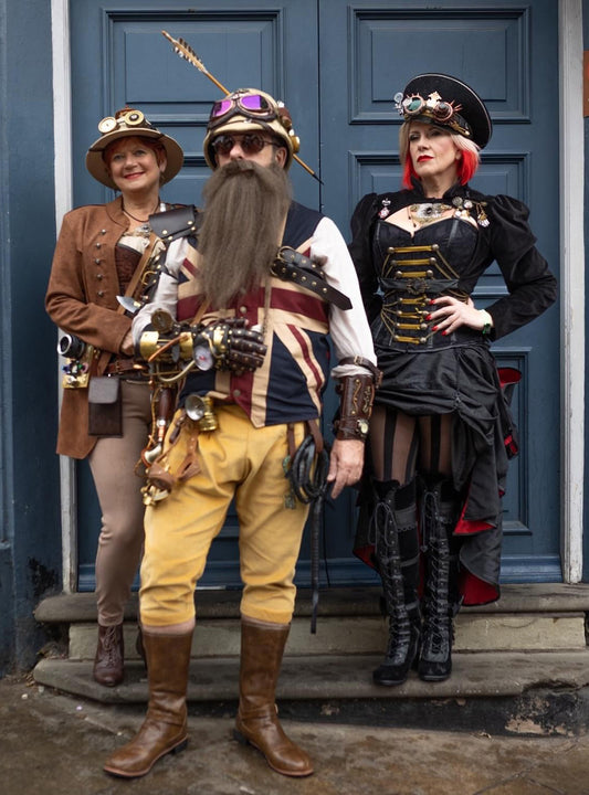 Image of a Steampunk Guy Beard and Moustache