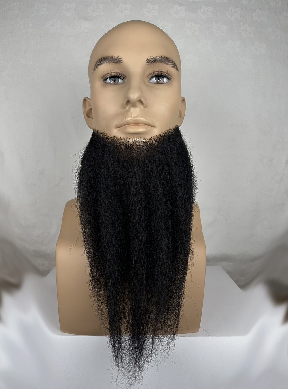 Actors beard, long, full and styleable.