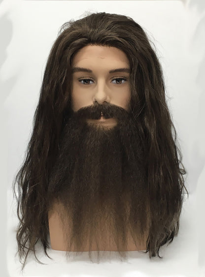 WBMHAG Theatrical wig, beard and moustache set.