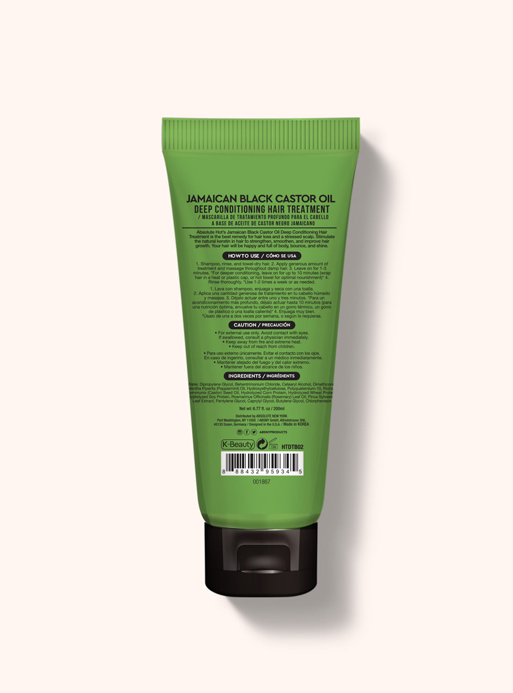 Jamaican Black Castor Oil - Hair Treatment Tube