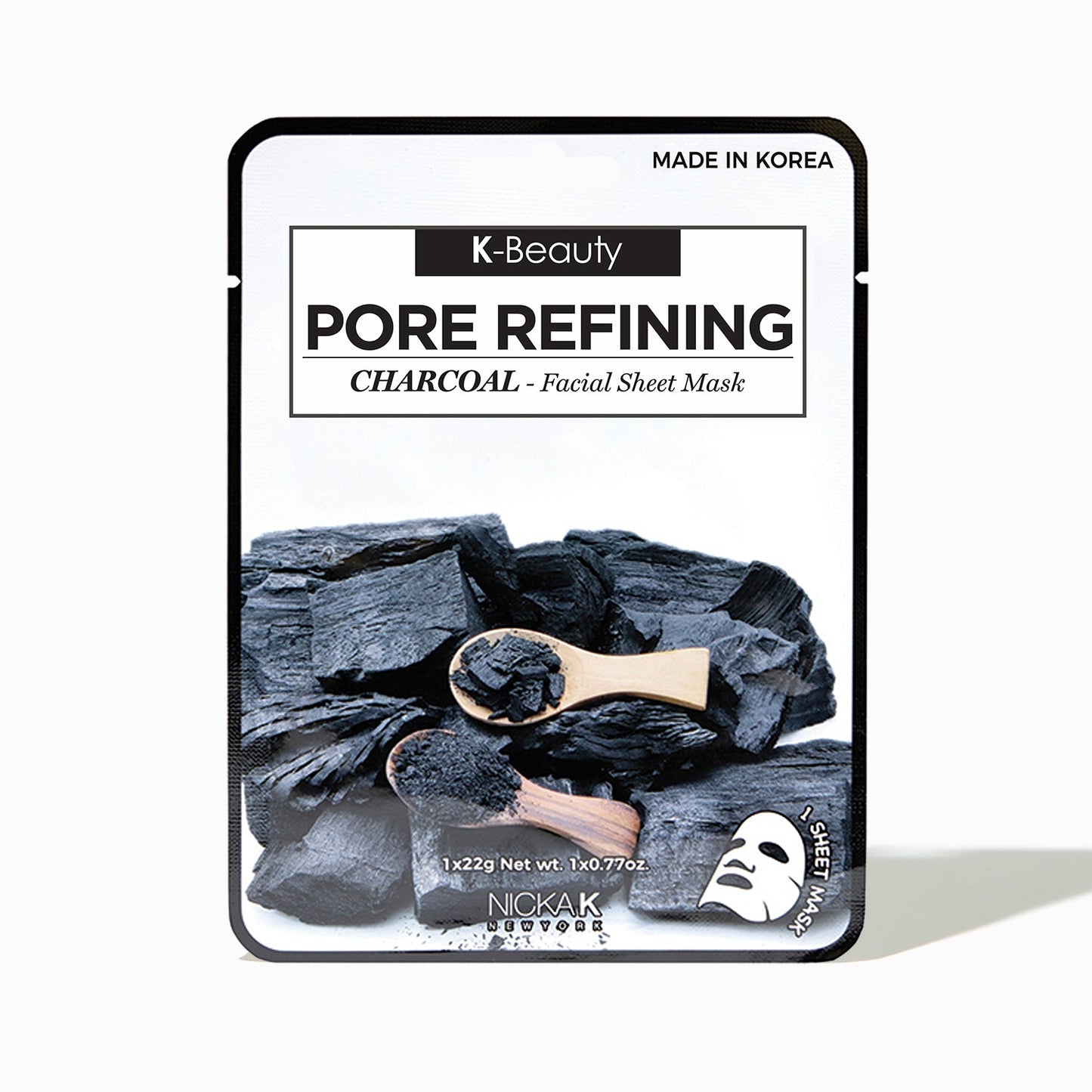 FACIAL SHEET MASK - CHARCOAL