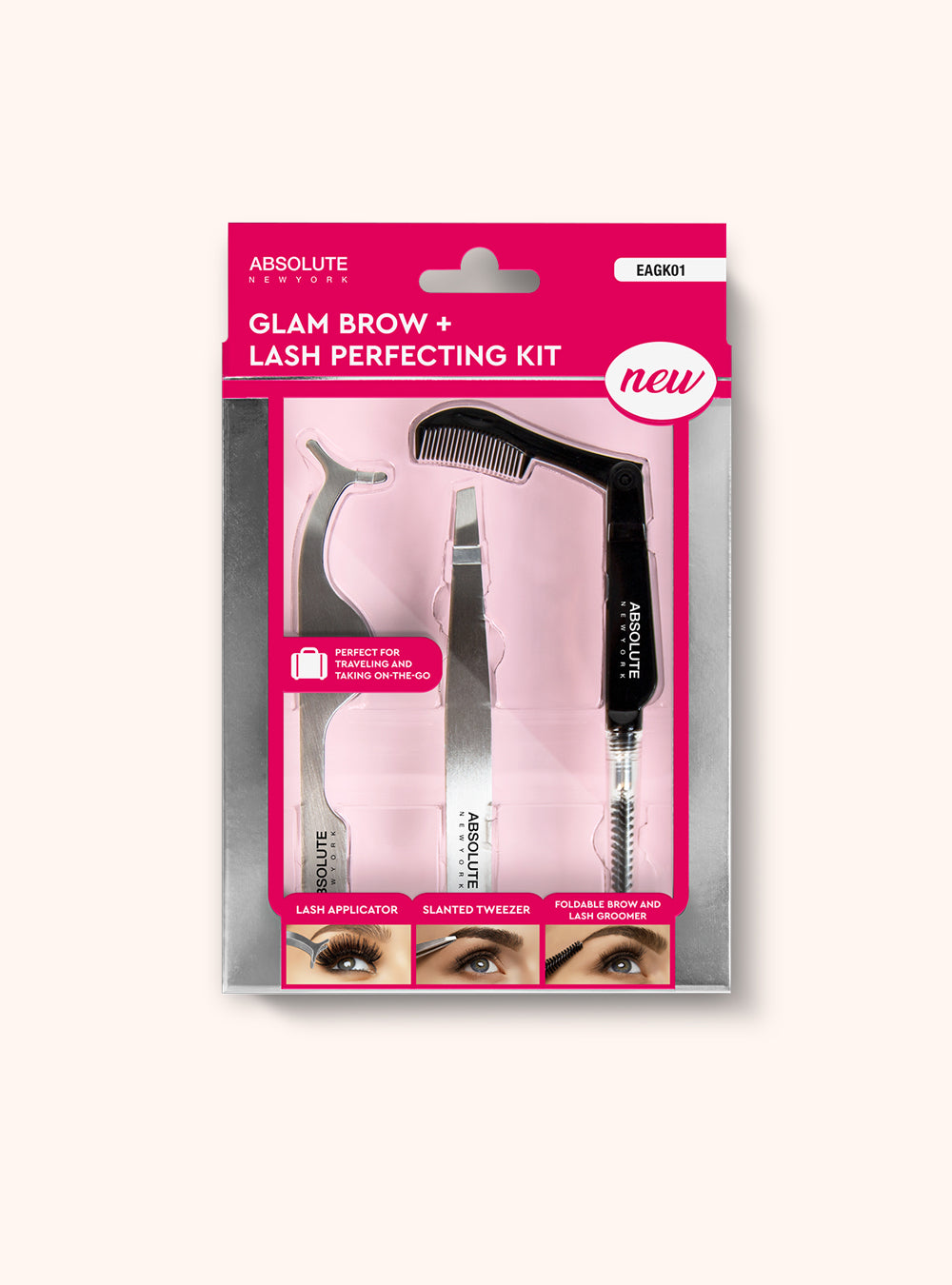 Glam Brow + Lash Perfecting Kit Default Title