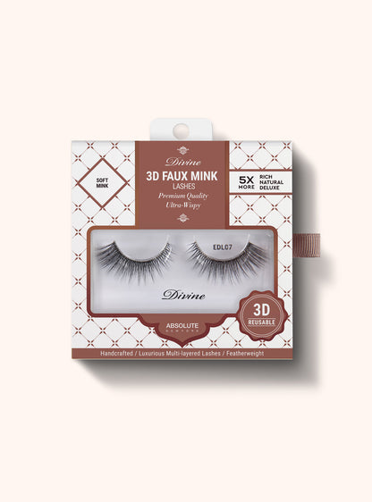 Divine 3D Faux Mink Lashes EDL07 Gaia