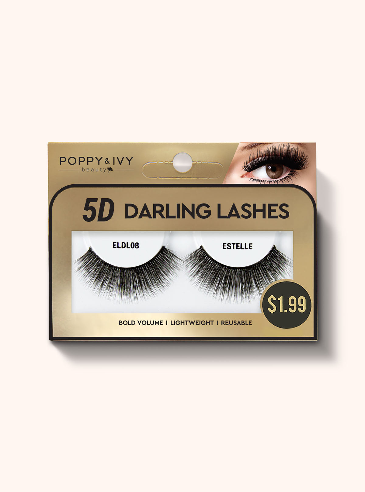 Poppy & Ivy 5D Darling Lashes || Estelle