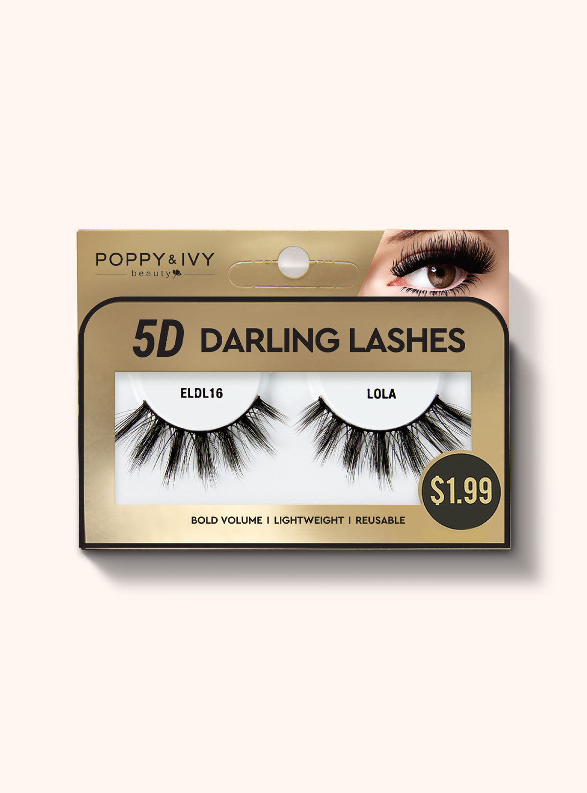 Poppy & Ivy 5D Darling Lashes ELDL16 Lola