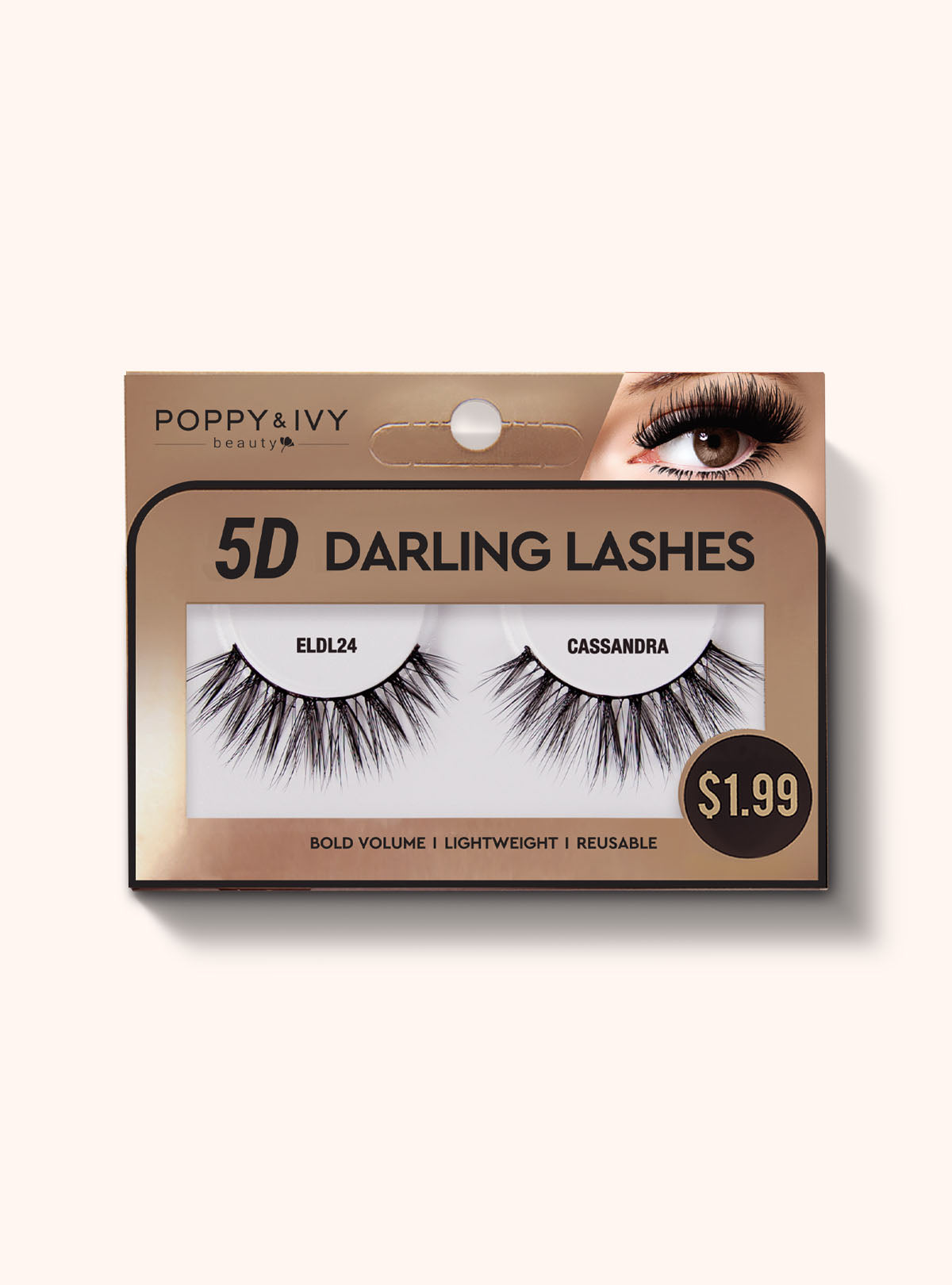 Poppy & Ivy 5D Darling Lashes ELDL24 Cassandra