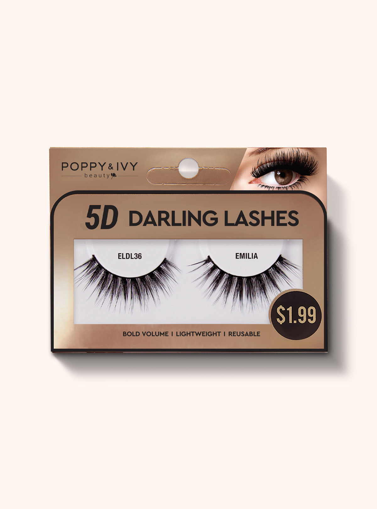 Poppy & Ivy 5D Darling Lashes ELDL36 Emilia