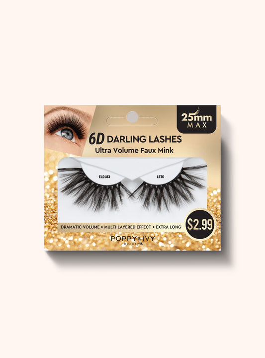 Poppy & Ivy 6D Darling Lashes 25mm Eyelashes || Leto Default Title