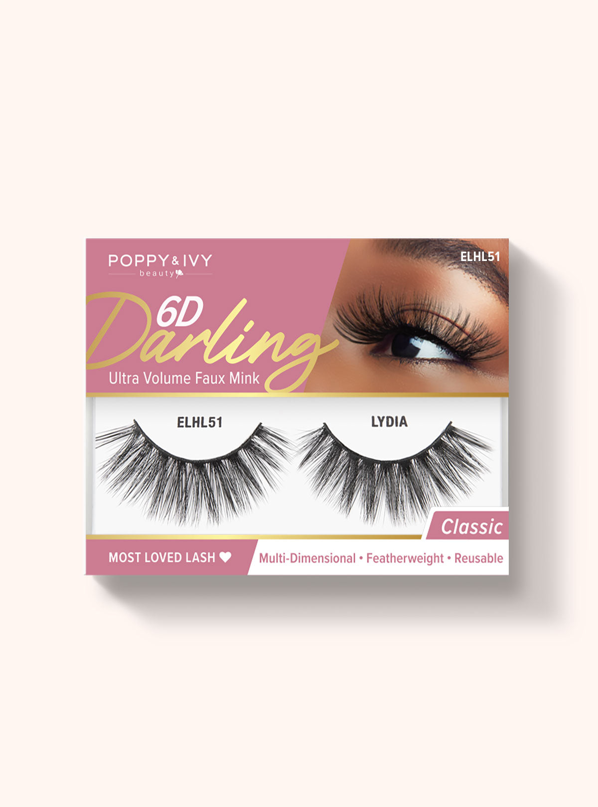 Poppy & Ivy 6D Darling Lashes || Lydia