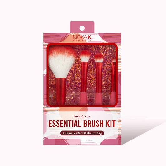 ESSENTIAL BRUSH KIT - Travel Size (Red)