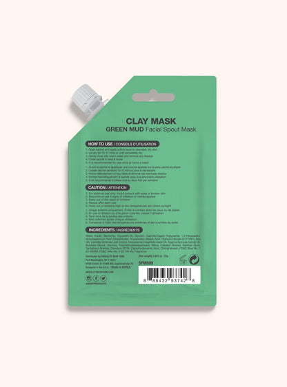 Spout Mask || Green Clay