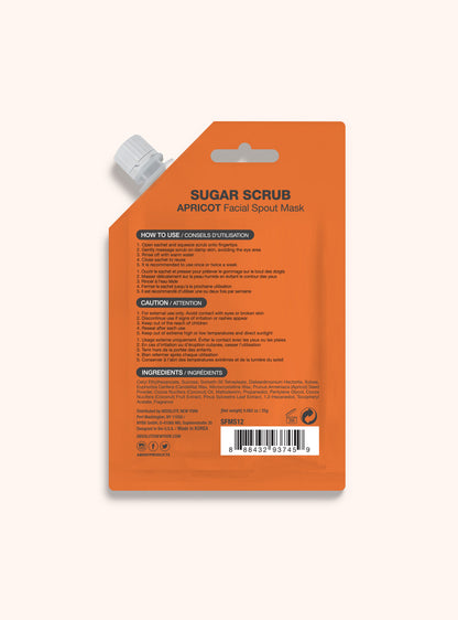 Spout Mask SFMS12 Apricot Sugar Scrub