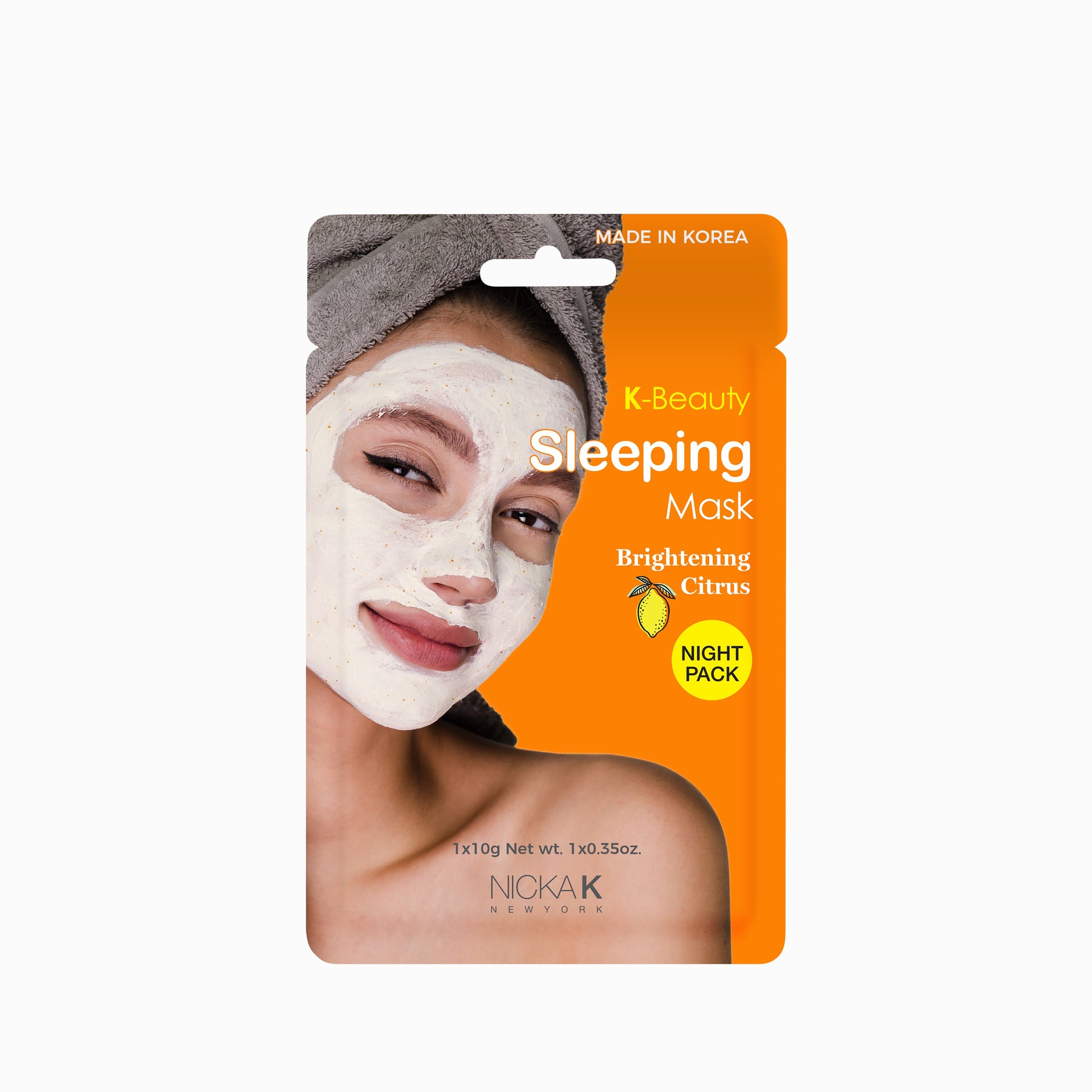 Facial Sleeping Mask | Face by Nicka K - BRIGHTENING CITRUS SMSL02