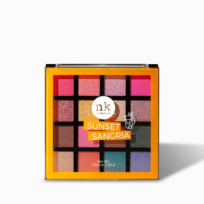 Sixteen Color Palette | Eyes by Nicka K - SUNSET SANGRIA ES1601