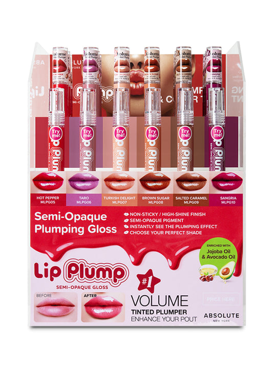 LIP PLUMP SEMI-OPAQUE GLOSS Display ST-MLPG2
