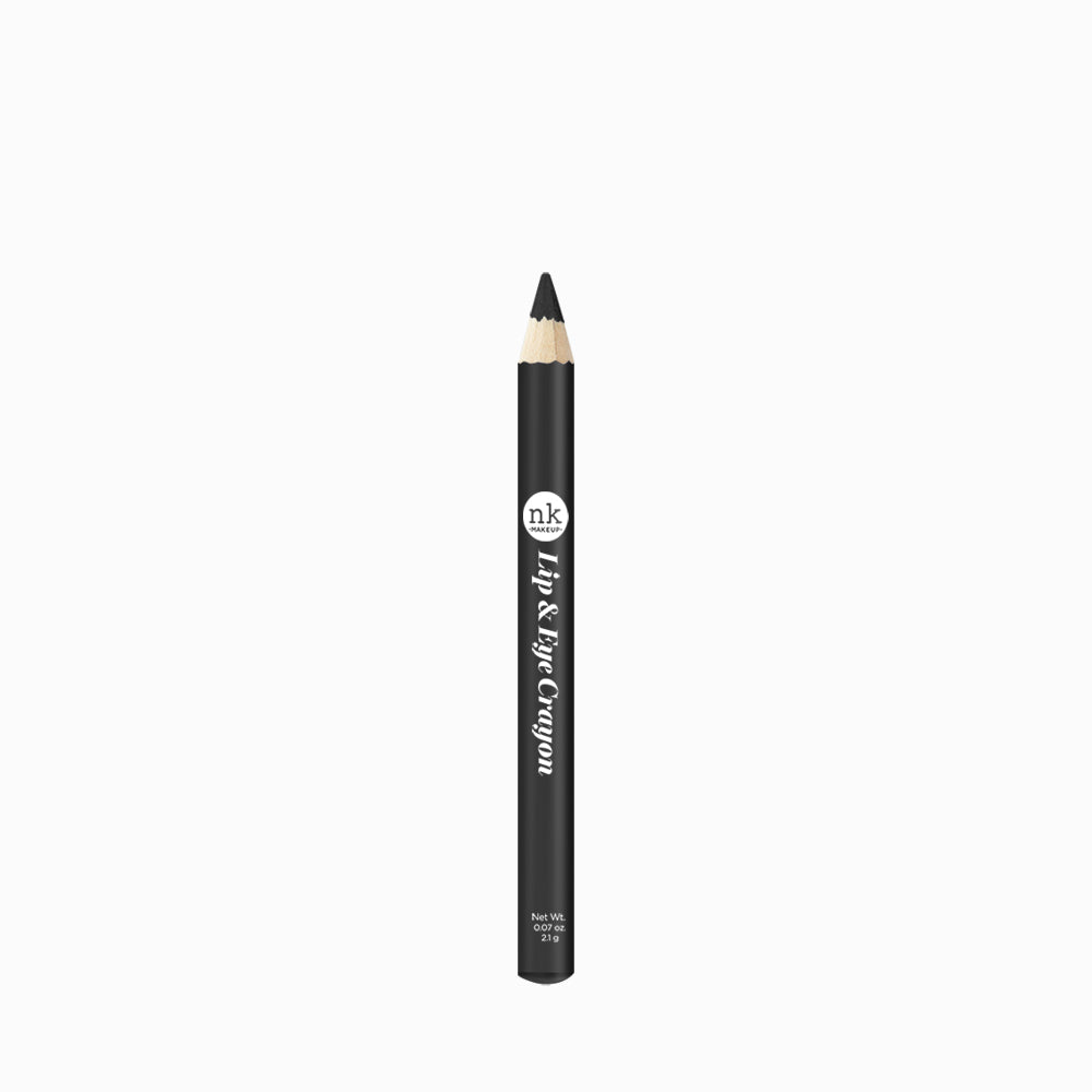 Lip & Eye Crayon | Lips by Nicka K - MATTE BLACK ESCR01